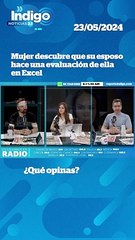 Mujer descubre que su esposo la califica en Excel; este fue el promedio I Reporte indigo