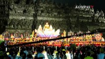 [FULL] Indahnya Momen Magis Pelepasan Lampion Perayaan Waisak  di Candi Borobudur