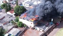 Após quatro horas de combate às chamas, Capitão Felipe fala sobre dificuldades em extinguir incêndio