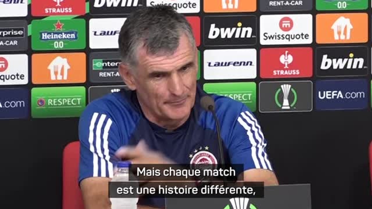 Olympiakos - Mendilibar : "Chaque match est une histoire différente"