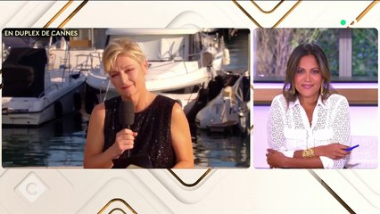 Le look d'Anne-Elisabeth Lemoine a fait sensation auprès de l'équipe de "C à Vous", sur France 5
