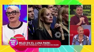 Yuyito González reveló detalles de su encuentro con Javier Milei en el camarín del Luna Park