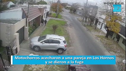Motochorros acecharon a una pareja en Los Hornos y se dieron a la fuga