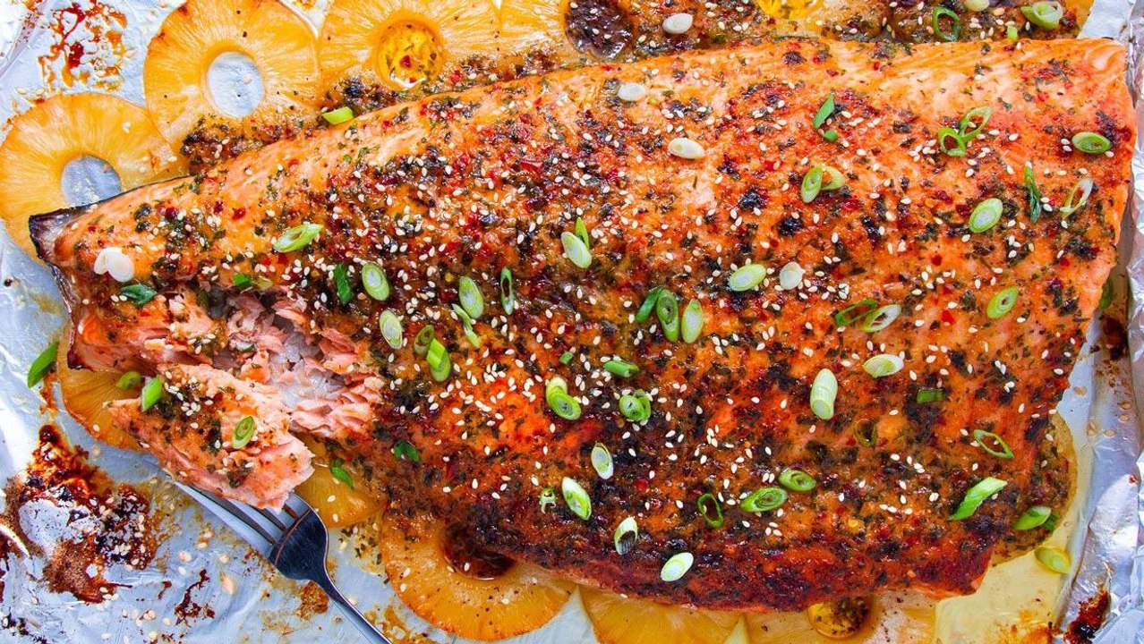 Trust Us—Baked Salmon Needs Pineapple