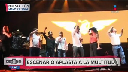 VIDEO: Viento derriba escenario en mitin de Movimiento Ciudadano