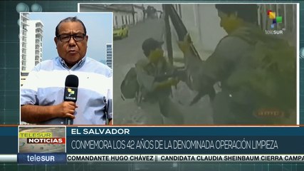 Salvadoreños piden justicia a 42 años de la Operación limpieza