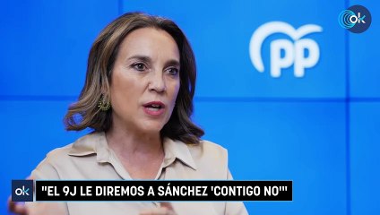 Cuca Gamarra: "El 9J enseñaremos a Pedro Sánchez la puerta de salida"