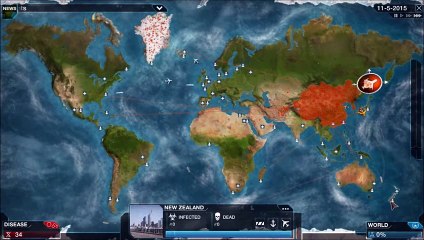 Plague Inc Evolved: Neurax worm game play on Brutal, or how to enslave Earth in 544 days!