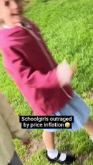 Ice cream 9 £ little cute girl complaining mom