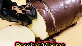 Sobremesa de Chocolate Branco na Garrafa Pet - Fácil e Deliciosa!