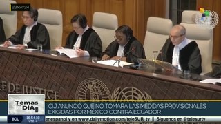 Temas del Día: 23-05 Ecuador violó la soberanía de México tras el accidente en la embajada en Quito