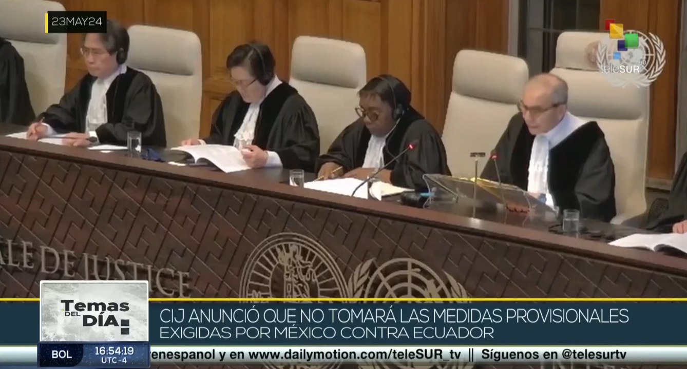 Temas del Día: 23-05 Ecuador violó la soberanía de México tras el accidente en la embajada en Quito
