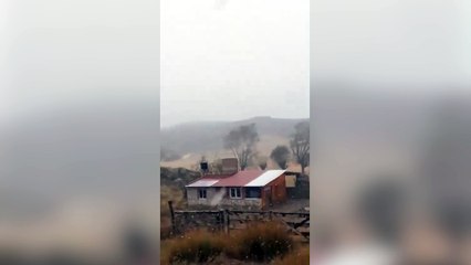La nieve ya llegó a San Luis