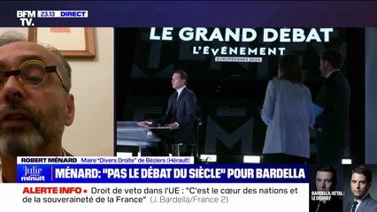 Robert Ménard sur Jordan Bardella: "C'est la première fois que je le trouve en difficulté"