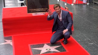 Chris Hemsworth honored with a star on the Hollywood Walk of Fame