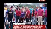 Habitantes del estado Amazonas marchan en apoyo al Presidente Nicolás Maduro