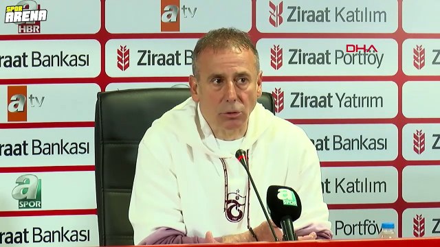 Trabzonspor Teknik Direktörü Abdullah Avcı: 'Kazanmayı çok istiyorduk, üzgünüz'
