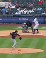 ¡Giancarlo Stanton conectó su jonrón 12 por todo el CF del Yankee Stadium!