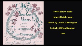 Sweet Early Violets - Hubert Eisdell (1915)