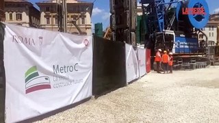 Roma, cantiere Metro C a piazza Venezia: «Congeliamo il terreno per scavare in sicurezza»