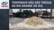 Porto Alegre volta a registrar alagamentos após fortes chuvas nesta quinta (23)