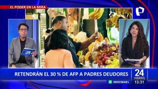 Retiro AFP: PJ podrá retener el 30% del desembolso a padres con deudas de alimentos