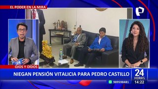 Pedro Castillo no recibirá pensión vitalicia de S/15,600 como expresidente tras decisión del Congreso