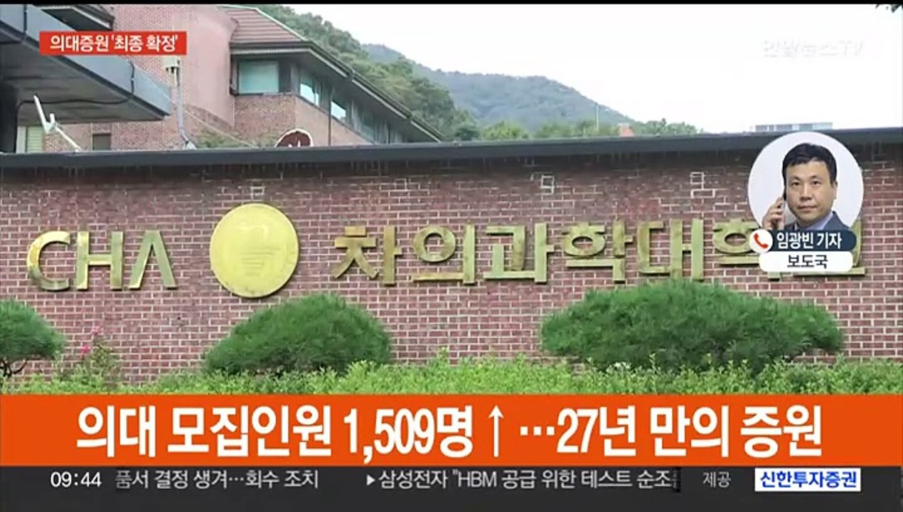 '27년 만의 의대 증원' 오늘 확정…의정 갈등은 심화