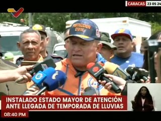 Alcaldía de Caracas instala el estado mayor de atención ante la llegada de la temporada de lluvias