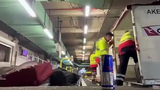 Airport baggage handlers fired after being filmed slamming luggage