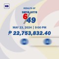 PCSO Lotto Draw Results, May 23, 2024 | Super Lotto 6/49, Lotto 6/42, 6D, 3D, and 2D