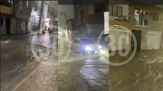 Lluvias mil en Marinilla: Se inundaron las calles del pueblo