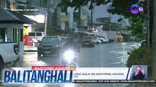 Malakas na ulan at hangin dala ng bagyong Aghon, ramdam na sa Surigao City | Balitanghali