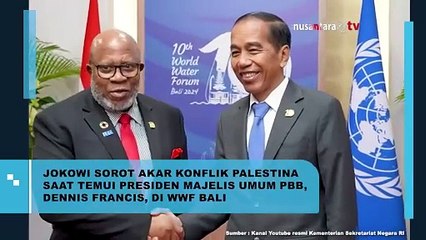 Presiden Jokowi Tekankan Penyelesaian Konflik Palestina dalam Pertemuan dengan Presiden Majelis Umum PBB