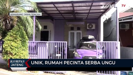 Unik, Rumah Pecinta Serba Ungu