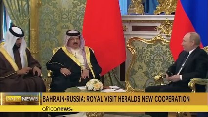 Russie  le roi de Bahreïn rencontre Poutine pour la paix au Moyen-Orient