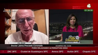 El Doctor Jaime Preciado Coronado habla del “Foro Enlazando Alternativas 2004”