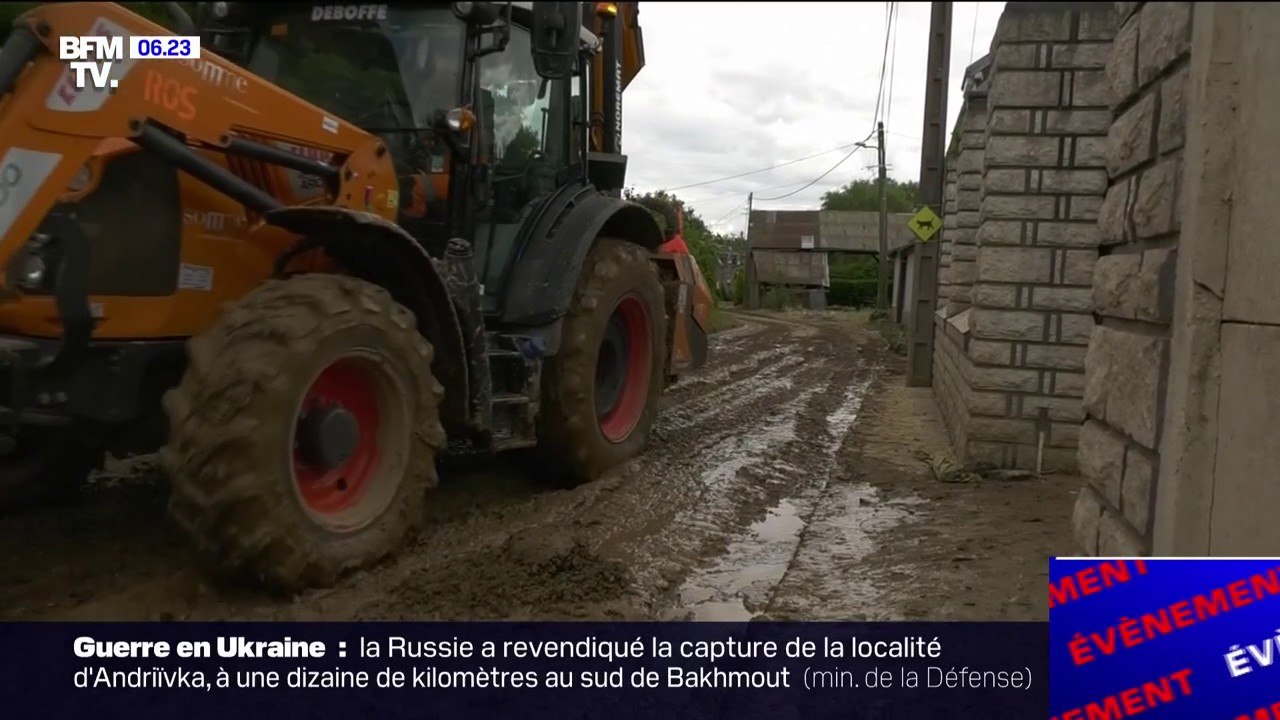 Après des inondations dans la Somme et des coulées de boue spectaculaires, l'heure est au nettoyage