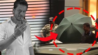 Shah Rukh Khan Hospital Discharge First Public Appearance,Umbrella Cover कर Mumbai Airport Video में