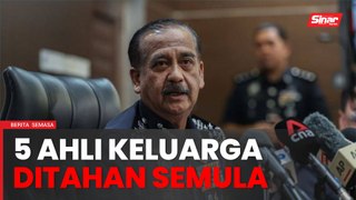 Serangan Balai Polis Ulu Tiram: 5 ahli keluarga suspek ditahan semula bawah SOSMA