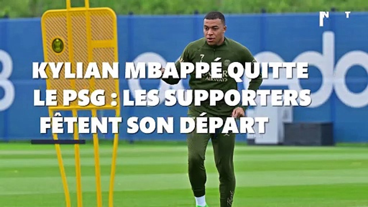 Kylian Mbappé quitte le PSG : les supporters du club fêtent son départ, "On ne te remercie pas"