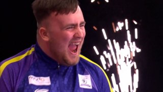 Watch moment Luke Littler wins Premier League Darts title aged 17