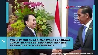 Jokowi Temui Presiden ADB, Masatsugu Asakawa, untuk Membahas Kemitraan dan Transisi Energi di Sela Acara WWF