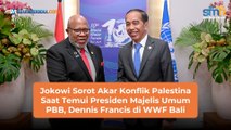 Jokowi Sorot Akar Konflik Palestina Saat Temui Presiden Majelis Umum PBB, Dennis Francis di WWF Bali