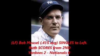 1927 Yankees (Game 17) Yankees @ Nationals ; Meusel, Lazzeri carry Yanks spotty pitching (5/2/1927)