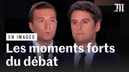 Gabriel Attal et Jordan Bardella : les moments forts du débat