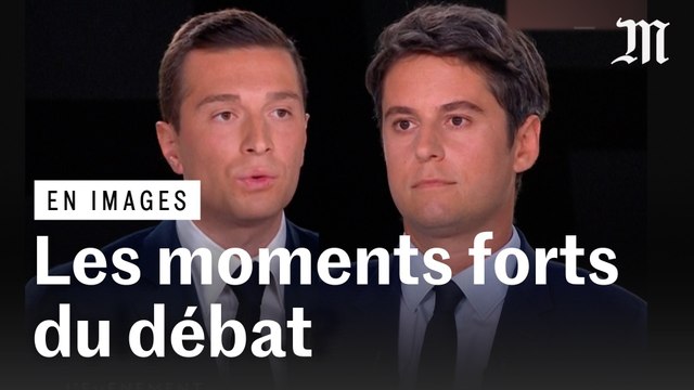 Gabriel Attal et Jordan Bardella : les moments forts du débat