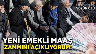 KULİS BİLGİSİ: YENİ EMEKLİ MAAŞ ZAMMINI AÇIKLIYORUM!