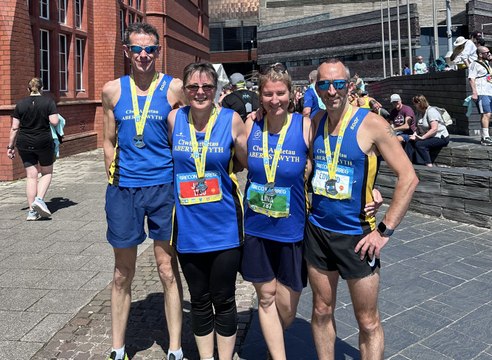 Mountainous runs and a city sprint for Aberystwyth Athletic Club athletes