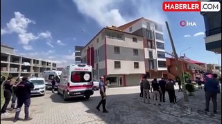Tatvan'da şiddetli patlama: Alevler daireyi sardı